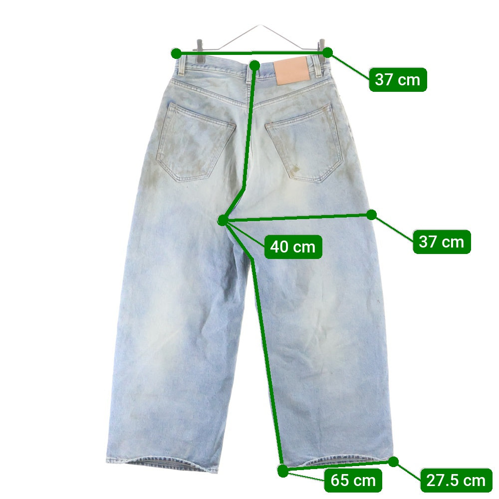 Acne Studios(アクネ ストゥディオズ) 23AW 2023 Penicillin スーパーバギーフィットジーンズ ワイドデニムパンツ ジーンズ インディゴ C00054