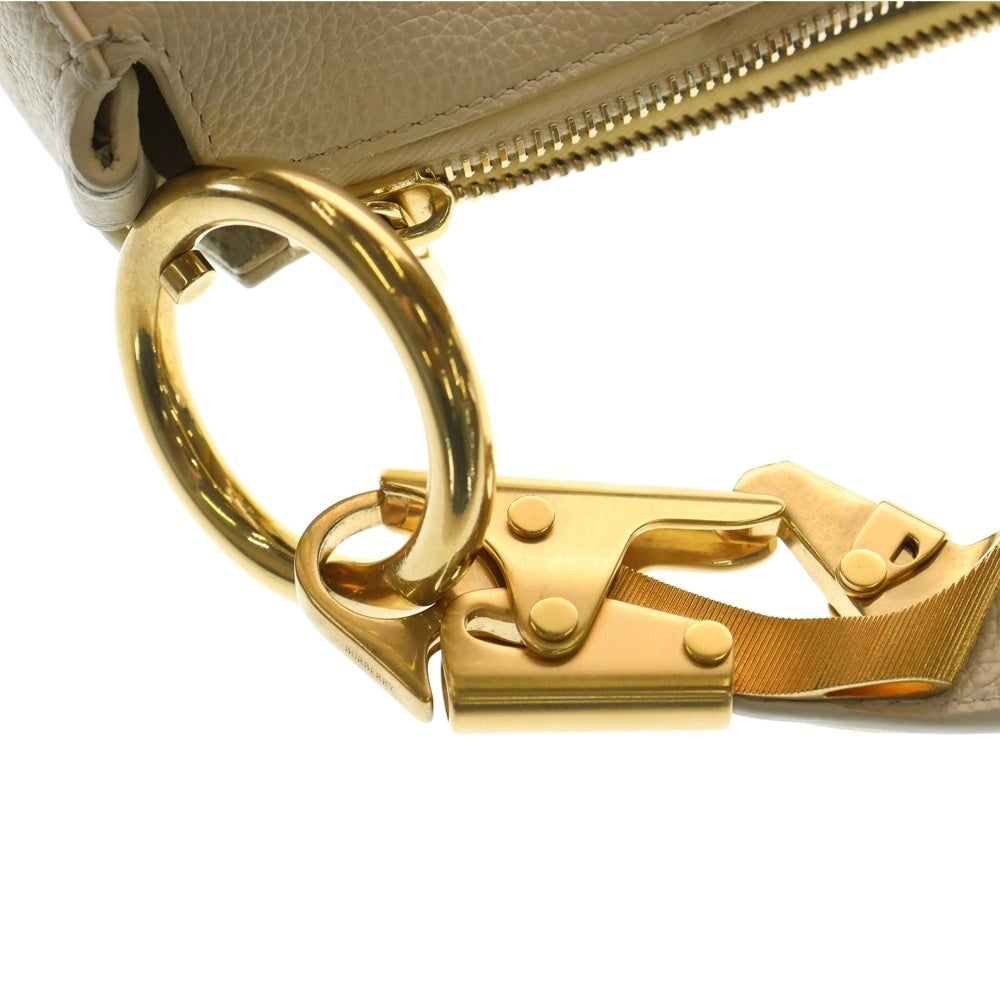 BURBERRY(バーバリー) Ivory Leather Knight Arc Handbag レザー ハンド バッグ アイボリー 3104298 レディース
