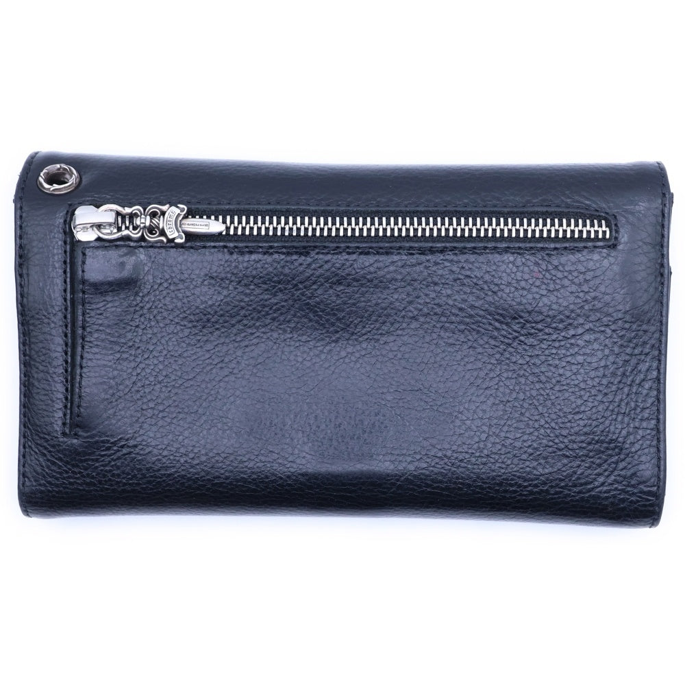 CHROME HEARTS(クロムハーツ) WAVE ウェーブ レザーウォレット 財布 ブラック