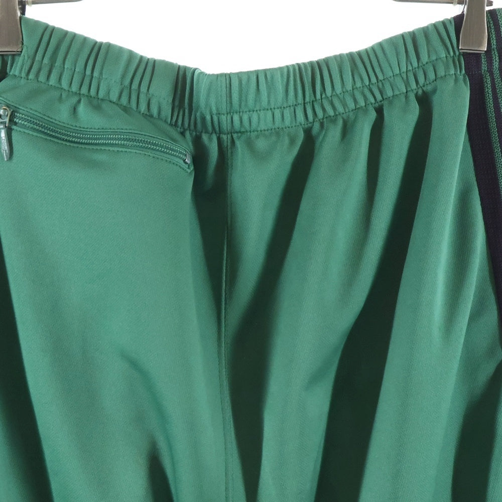 Needles(ニードルス) H.D.Track Pant ロゴ ワイド トラックパンツ グリーン/パープル MR290