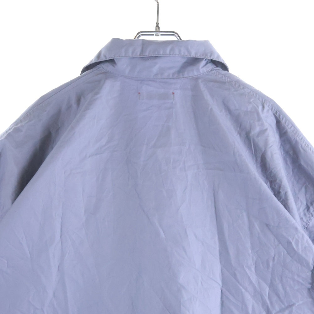 is-ness(イズネス) BALLOON WIDE SHIRT バルーンワイド 半袖シャツ ブルー 1022SSSHT03