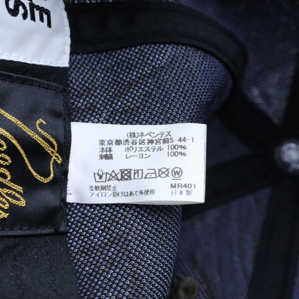 Needles(ニードルス) x PURPLE THINGS Baseball Cap Poly Jq MR401 パープルシングス ベースボール キャップ ポリ Jq 帽子 パープル/カーキ レディース
