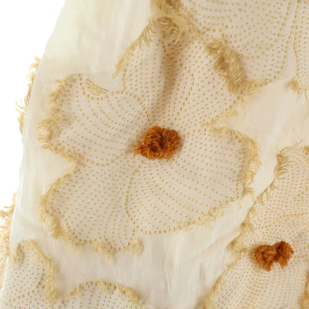 AiE(エーアイイー) Painter Shirt-CU/PE/C Floral Cut Jq MR976 総柄フラワー刺繍 長袖シャツ ベージュ