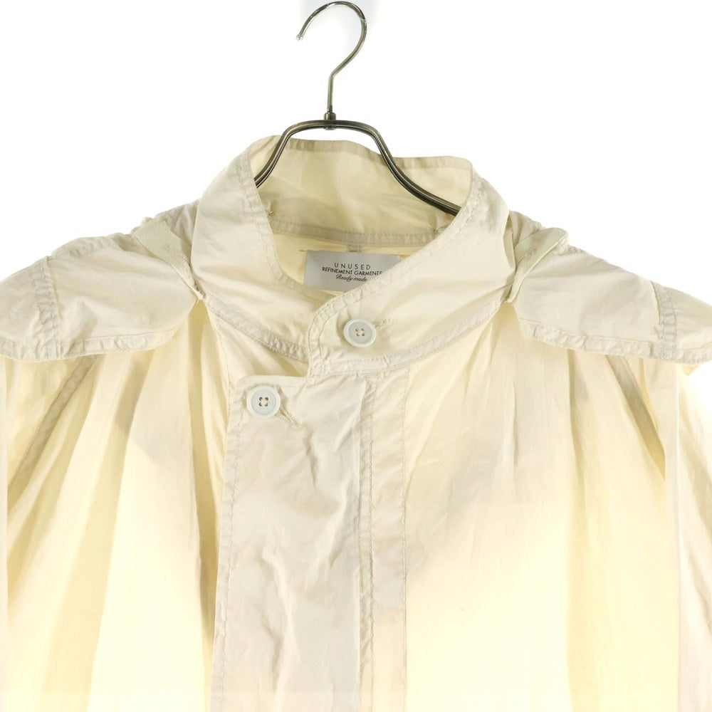 UNUSED(アンユーズド) 21SS Cotton Military Coat US1937 ミリタリー モッズ コート アイボリー