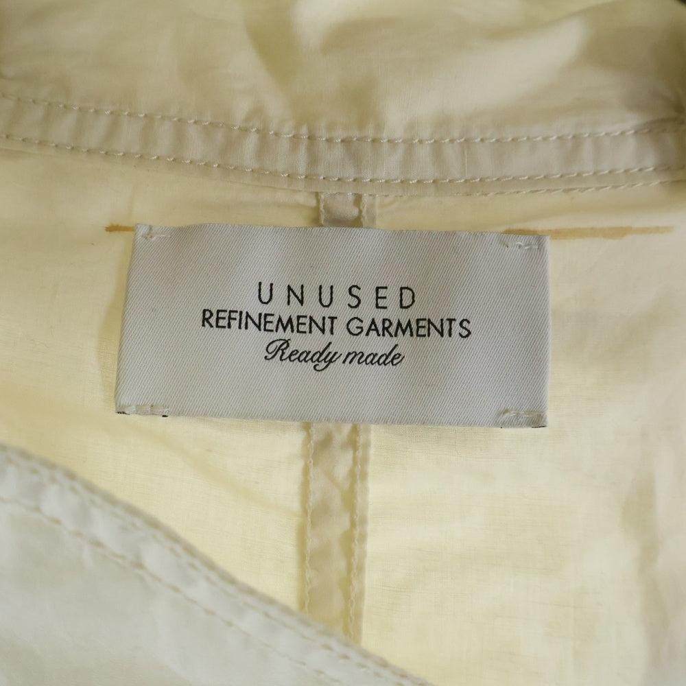 UNUSED(アンユーズド) 21SS Cotton Military Coat US1937 ミリタリー モッズ コート アイボリー