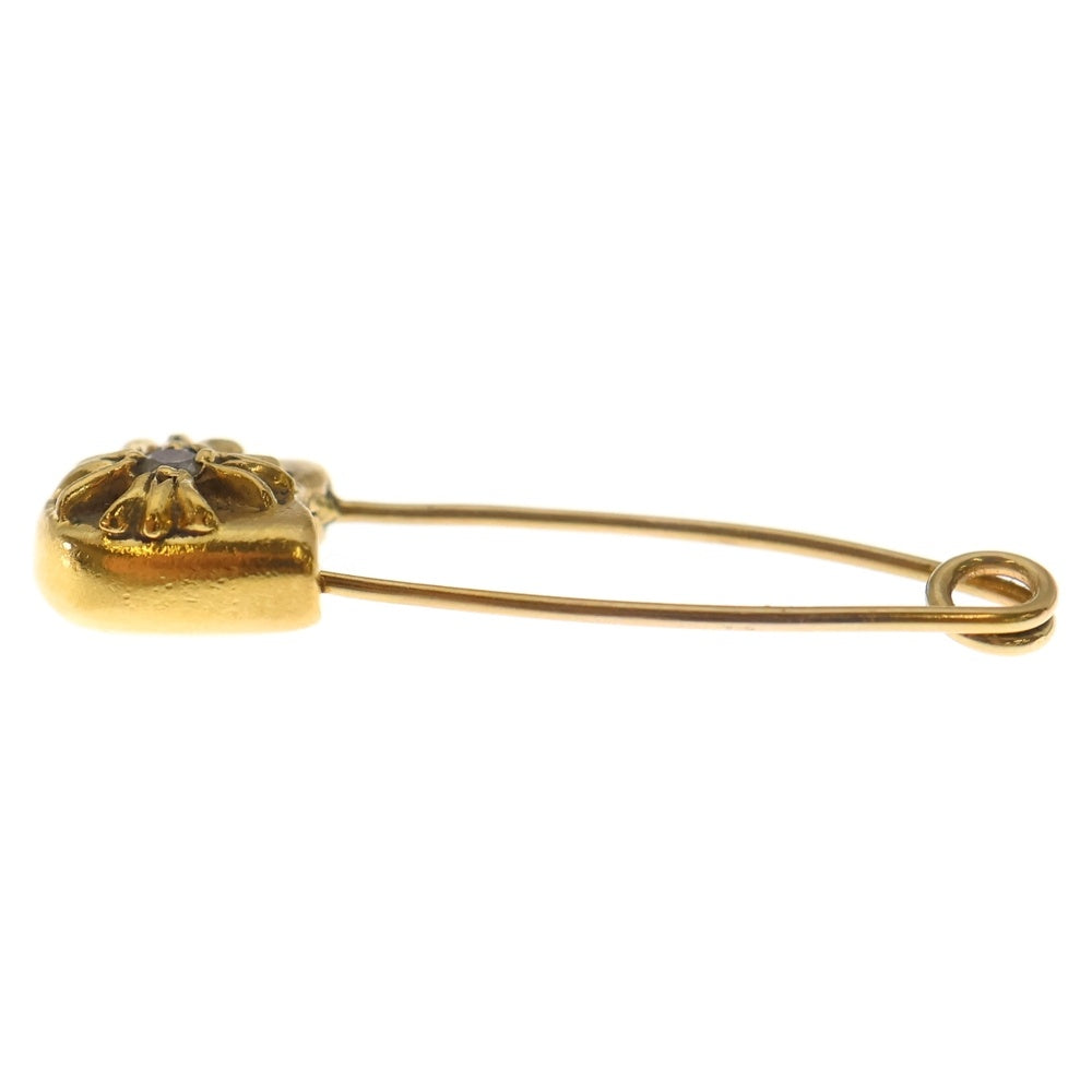 CHROME HEARTS(クロムハーツ) 22K SAFETY PIN CH PLS 1DIA 1ダイヤ セーフティーピン ピアス ゴールド