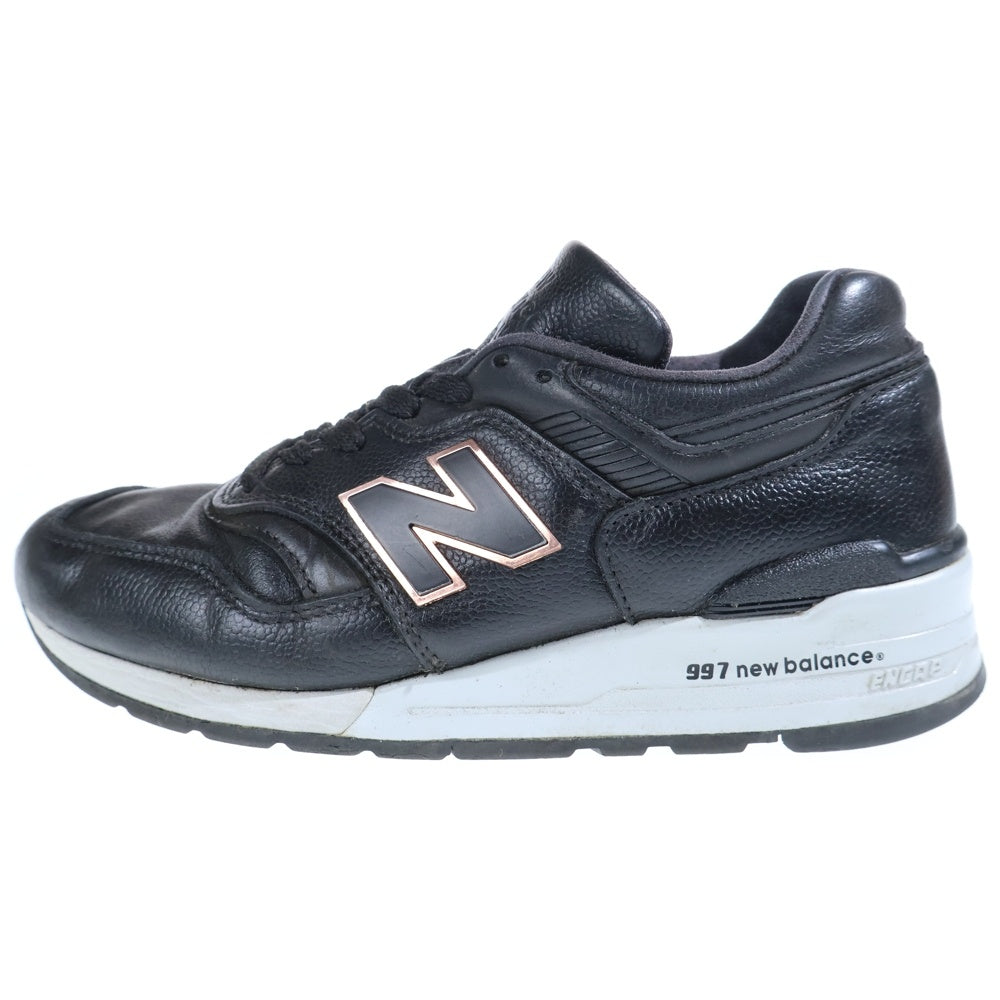 New Balance(ニューバランス) 997 HORWEEN M997PAF ホーウィン社製 オールレザー ローカットスニーカー ブラック レディース