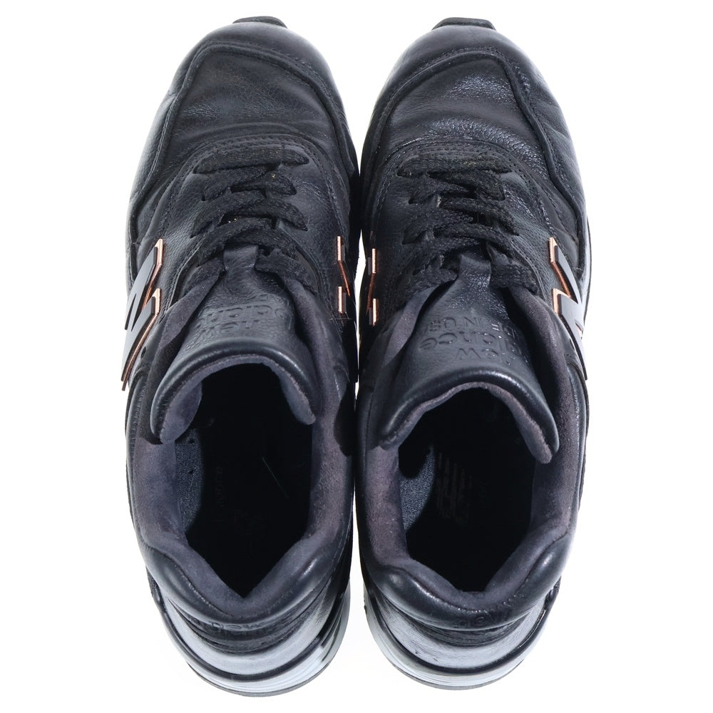 New Balance(ニューバランス) 997 HORWEEN M997PAF ホーウィン社製 オールレザー ローカットスニーカー ブラック レディース