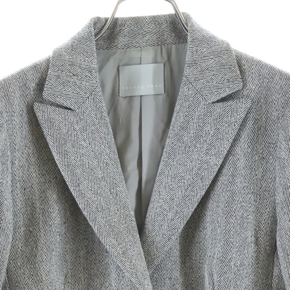 セオリーチェスターコート 美品 theory luxe チェック柄 チェスター