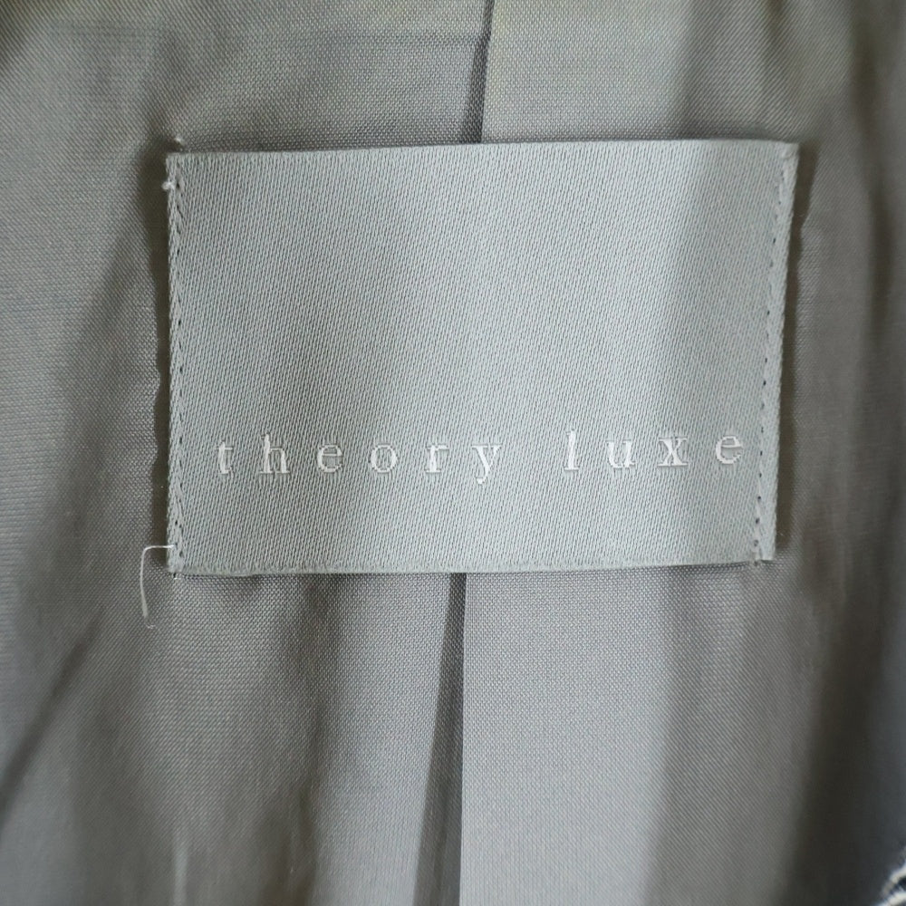 theory luxe(セオリー リュクス) WOOL CHESTER COAT 253146 ウールチェスターコート グレー レディース