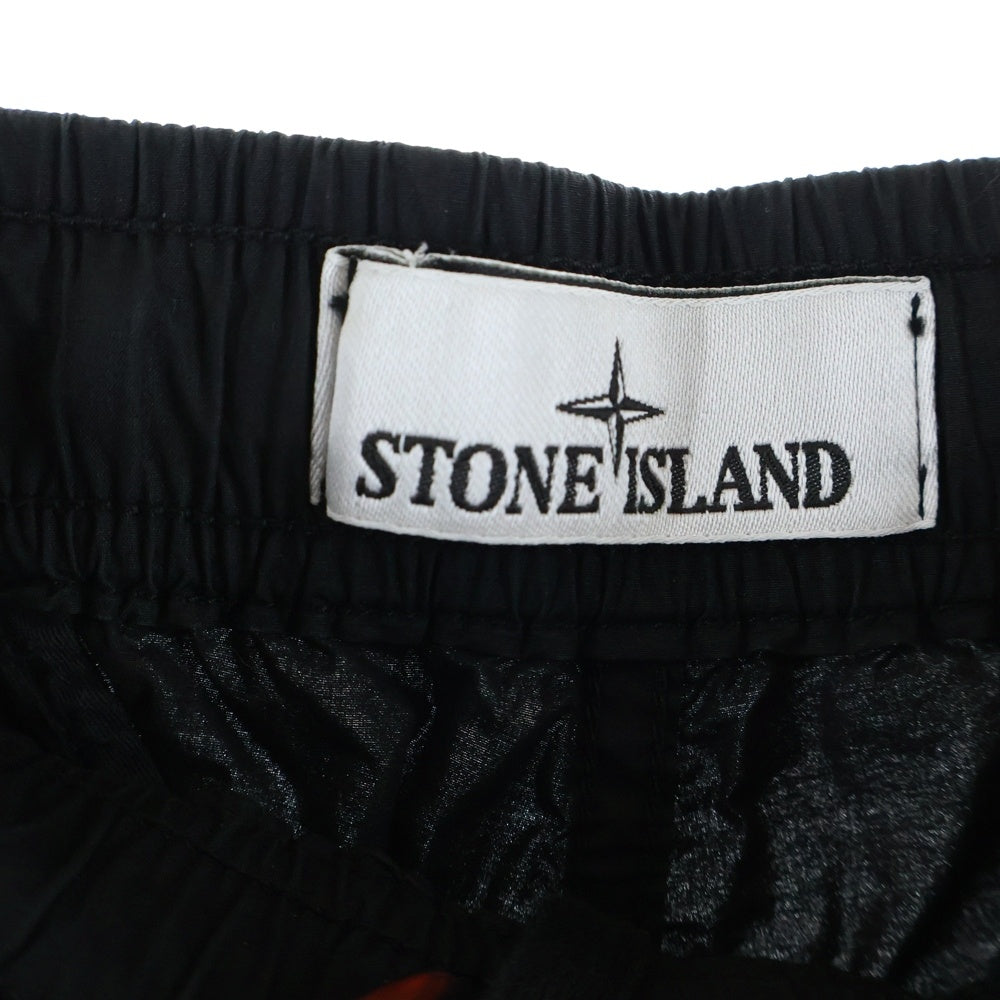 STONE ISLAND(ストーンアイランド) 25SS STRETCH COTTON TELA PARACADDUTE K1S153100031 ストレッチ コットン テラ カーゴパンツ ブラック