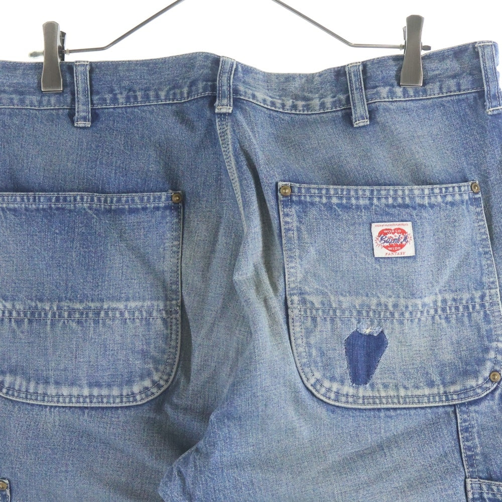 SAINT MICHAEL(セントマイケル) 24AW DOUBLE KNEE DENIM SM-YS1-0000-066 ダブル ニー デニムパンツ ジーンズ インディゴ