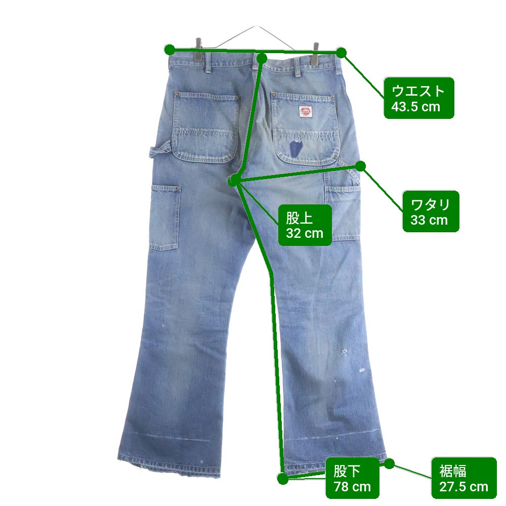 SAINT MICHAEL(セントマイケル) 24AW DOUBLE KNEE DENIM SM-YS1-0000-066 ダブル ニー デニムパンツ ジーンズ インディゴ