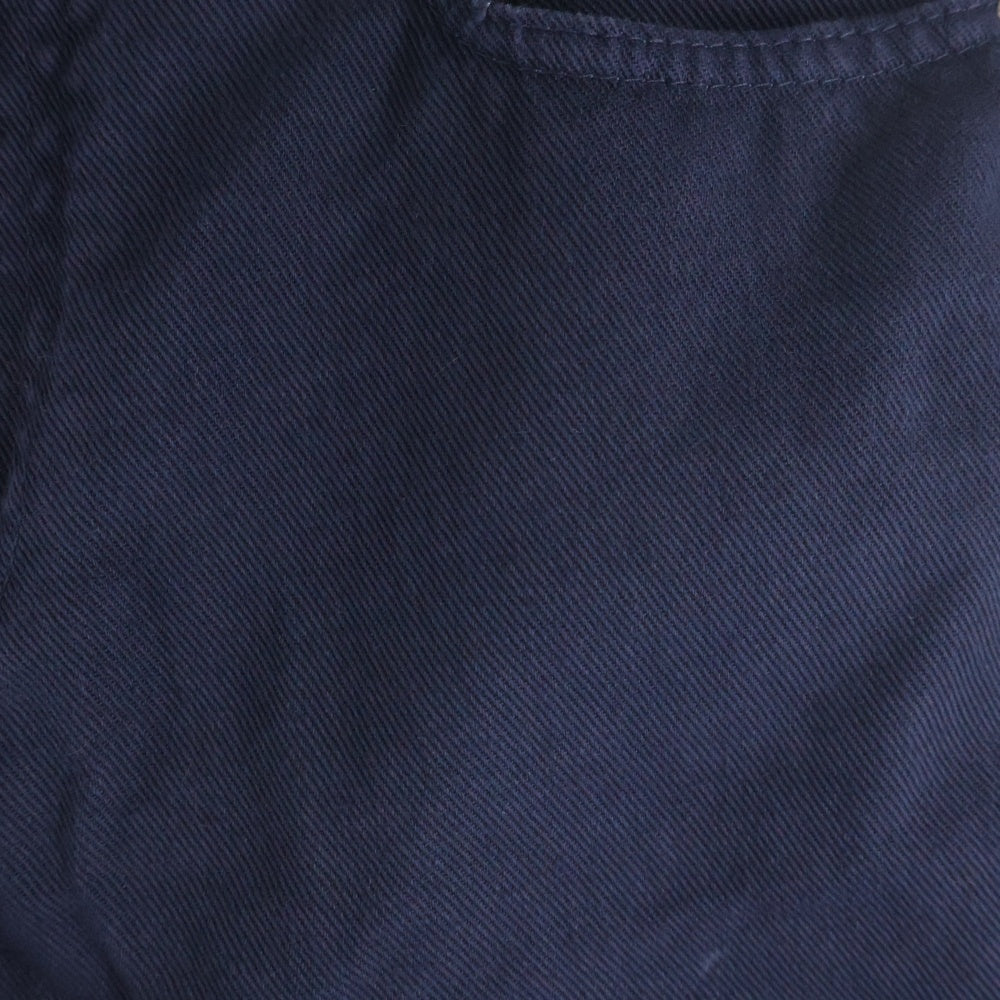 MSGM(エムエスジーエム) STRAIGHT DENIM PANTS 2541MDP49L ロゴ刺繍ストレートデニムパンツ ネイビー レディース