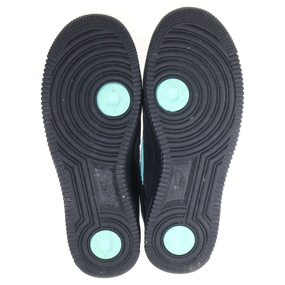 NIKE(ナイキ) AIR FORCE 1 LOW 1837 BLACK DZ1382-001 ティファニー エアフォース1 ローカットスニーカー ブラック レディースUS7.5/25.5cm