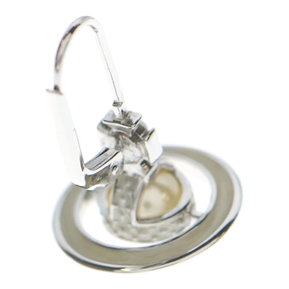 Vivienne Westwood(ヴィヴィアンウエストウッド) SIMONETTA EARRINGS 62020115 シモネッタ 立体オーブ フック型ピアス シルバー ※片耳のみ