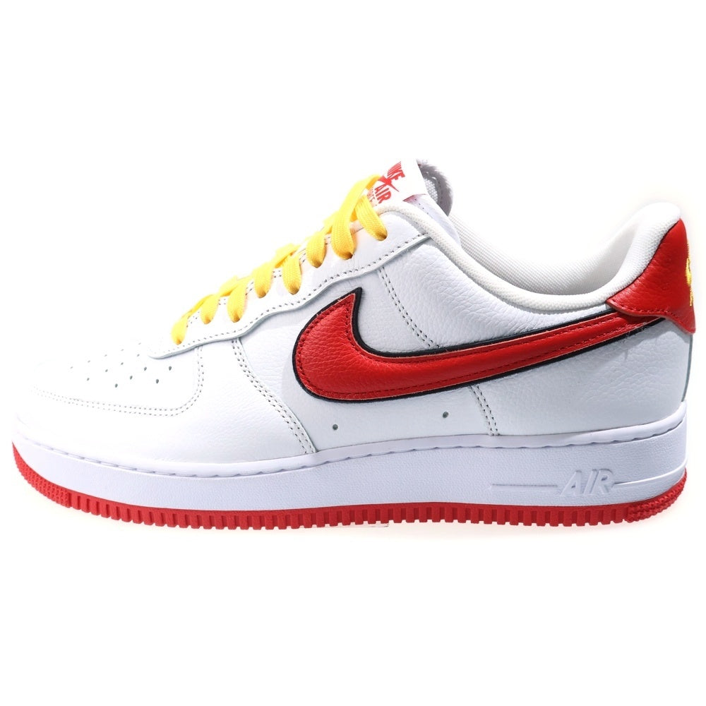 NIKE(ナイキ) AIR FORCE 1 LOW BY YOU エアフォース1 バイユー ローカットスニーカー ホワイト/レッド US10/28cm HF0659-900