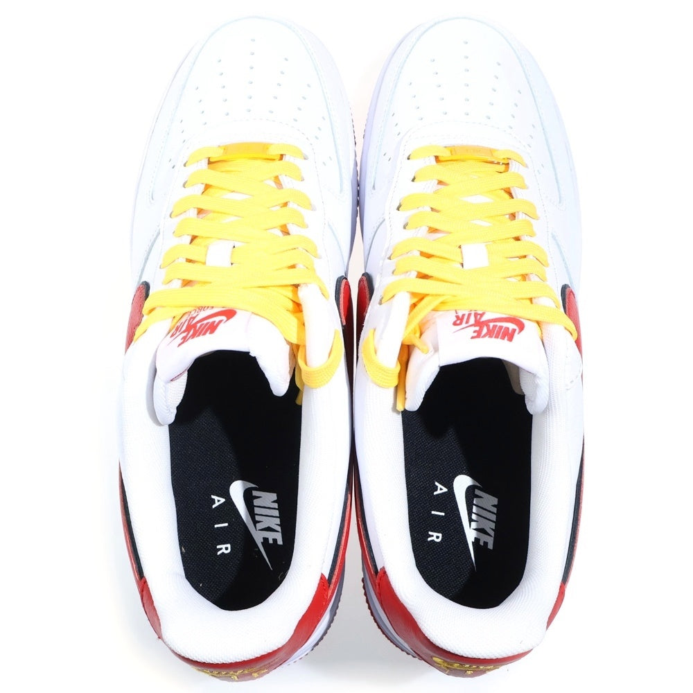 NIKE(ナイキ) AIR FORCE 1 LOW BY YOU エアフォース1 バイユー ローカットスニーカー ホワイト/レッド US10/28cm HF0659-900