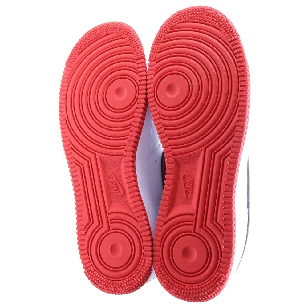NIKE(ナイキ) AIR FORCE 1 LOW BY YOU エアフォース1 バイユー ローカットスニーカー ホワイト/レッド US10/28cm HF0659-900