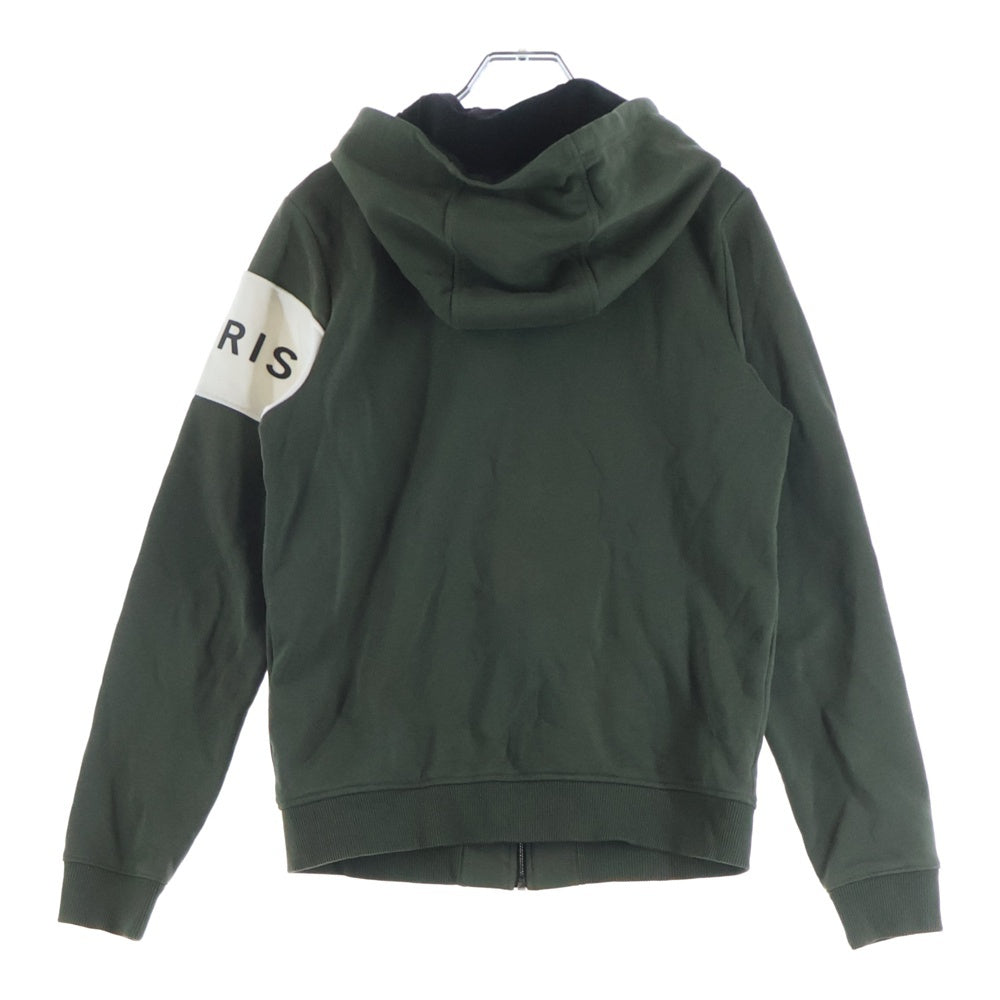 GIVENCHY(ジバンシィ) ビッグロゴ ジップアップ パーカー フーディ カーキ キッズ H25120 レディース