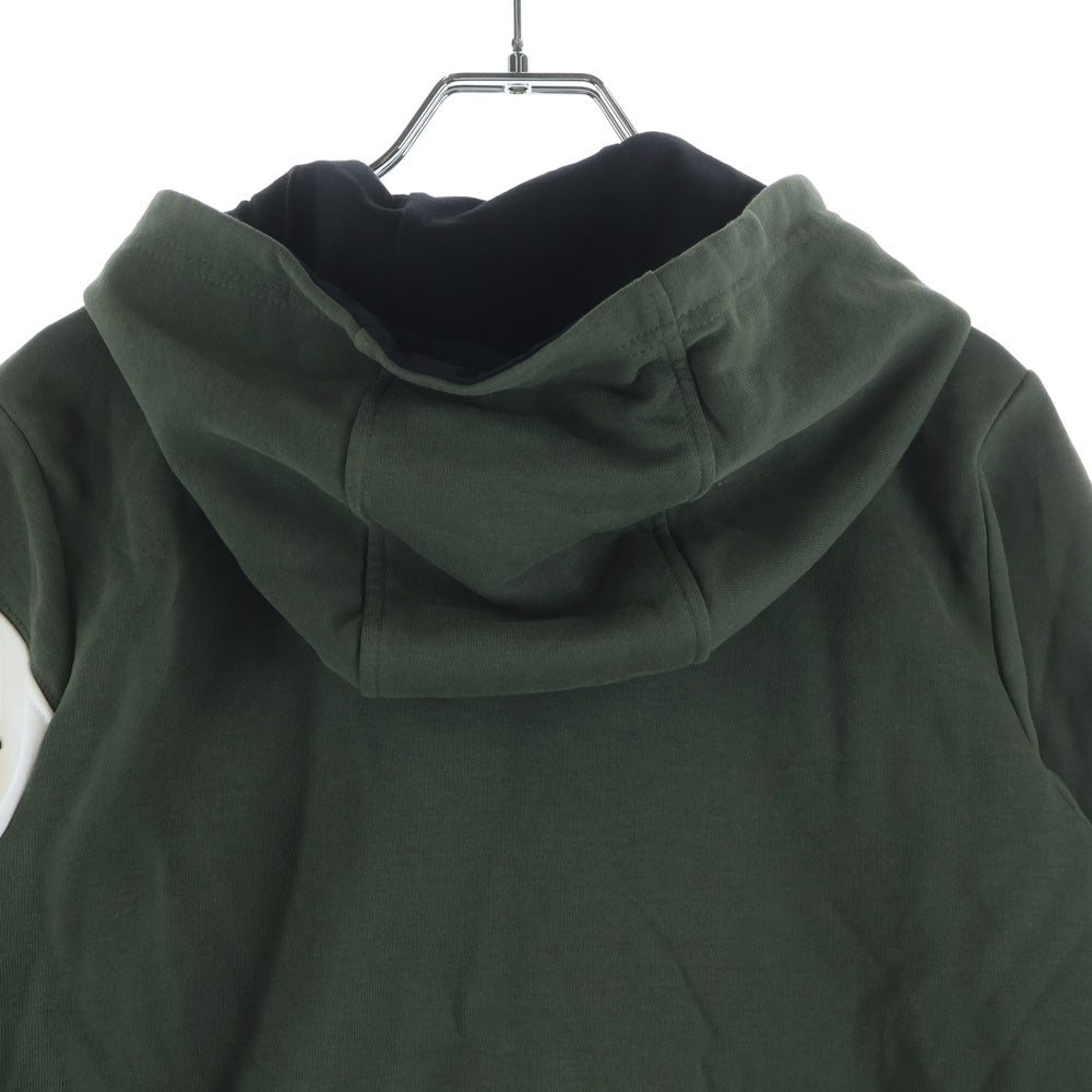 GIVENCHY(ジバンシィ) ビッグロゴ ジップアップ パーカー フーディ カーキ キッズ H25120 レディース