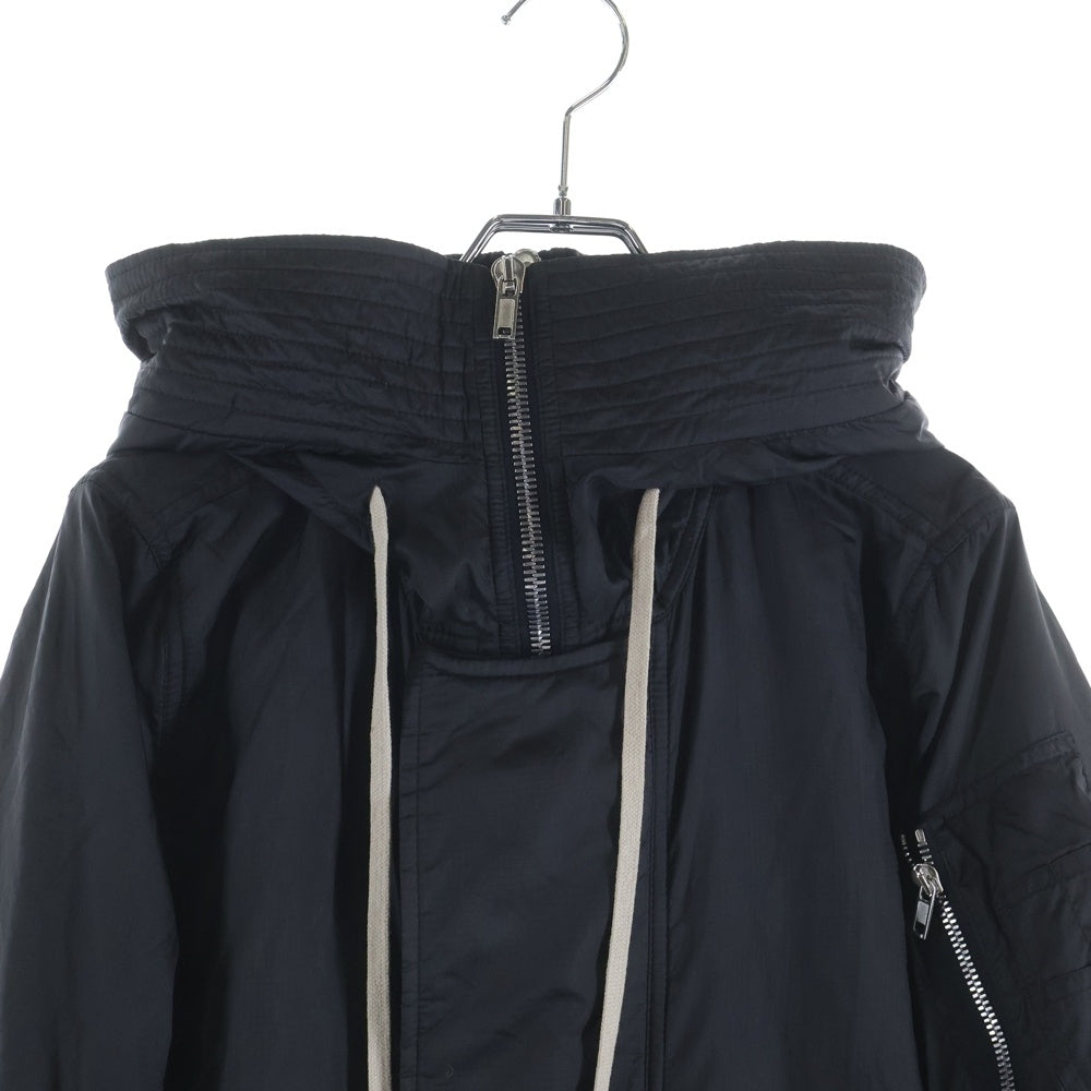 DRKSHDW(ダークシャドウ) 18AW HOODED BOMBER SHORT DS18F7712‐NR フーデッドボンバーショート ブラック