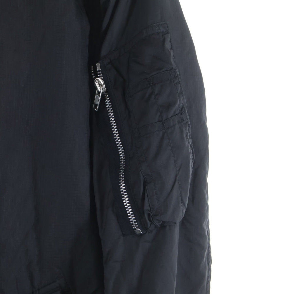 DRKSHDW(ダークシャドウ) 18AW HOODED BOMBER SHORT DS18F7712‐NR フーデッドボンバーショート ブラック
