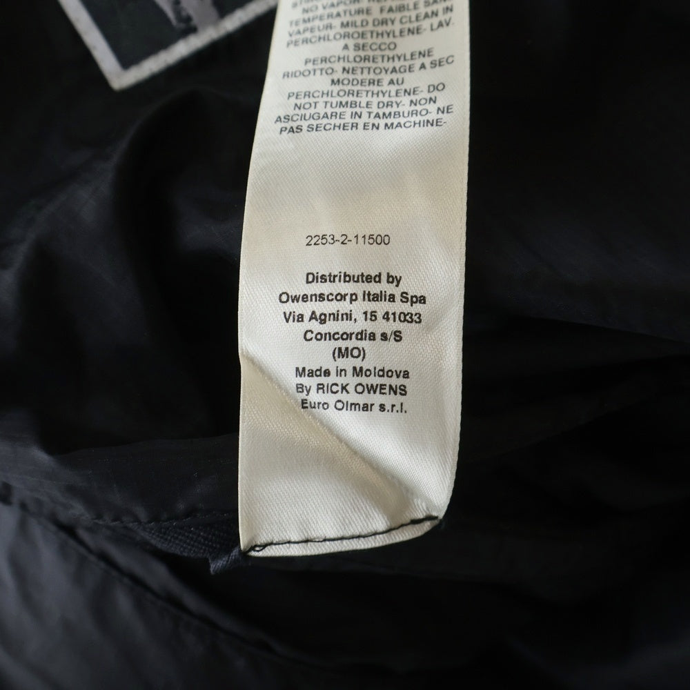 DRKSHDW(ダークシャドウ) 18AW HOODED BOMBER SHORT DS18F7712‐NR フーデッドボンバーショート ブラック