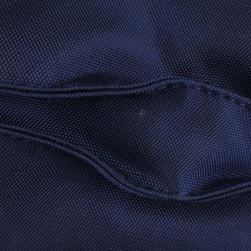 A BATHING APE(アベイシングエイプ) ナイロンサイクリングパンツ サイドロゴ刺繍 ネイビー