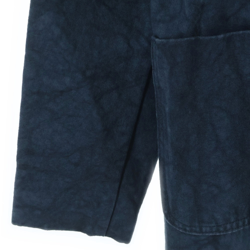 STUSSY(ステューシー) × WRANGLER CANVAS DOUBLE BREASTED JACKET 115613 ラングラー キャンバス ダブルテーラードジャケット ブルー