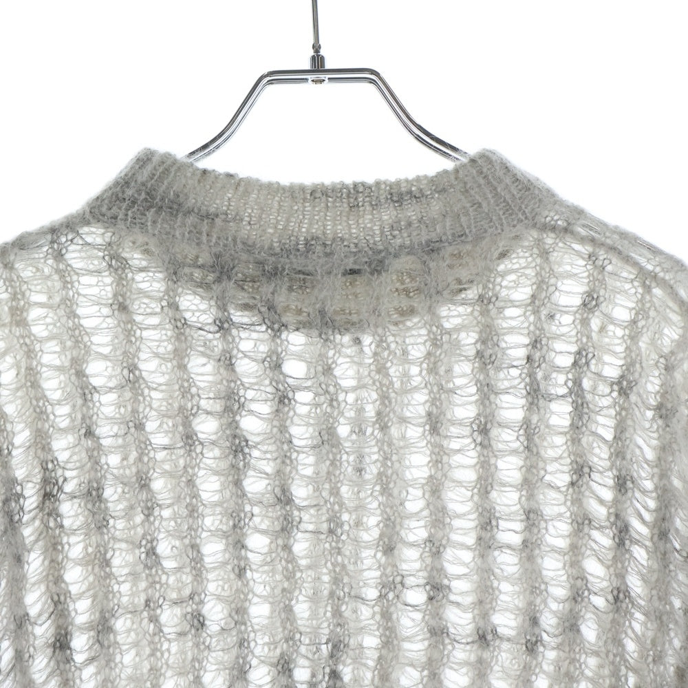 Acne Studios(アクネ ストゥディオズ) モヘア混 クルーネックニットセーター グレー レディース FN-WN-KNIT000327