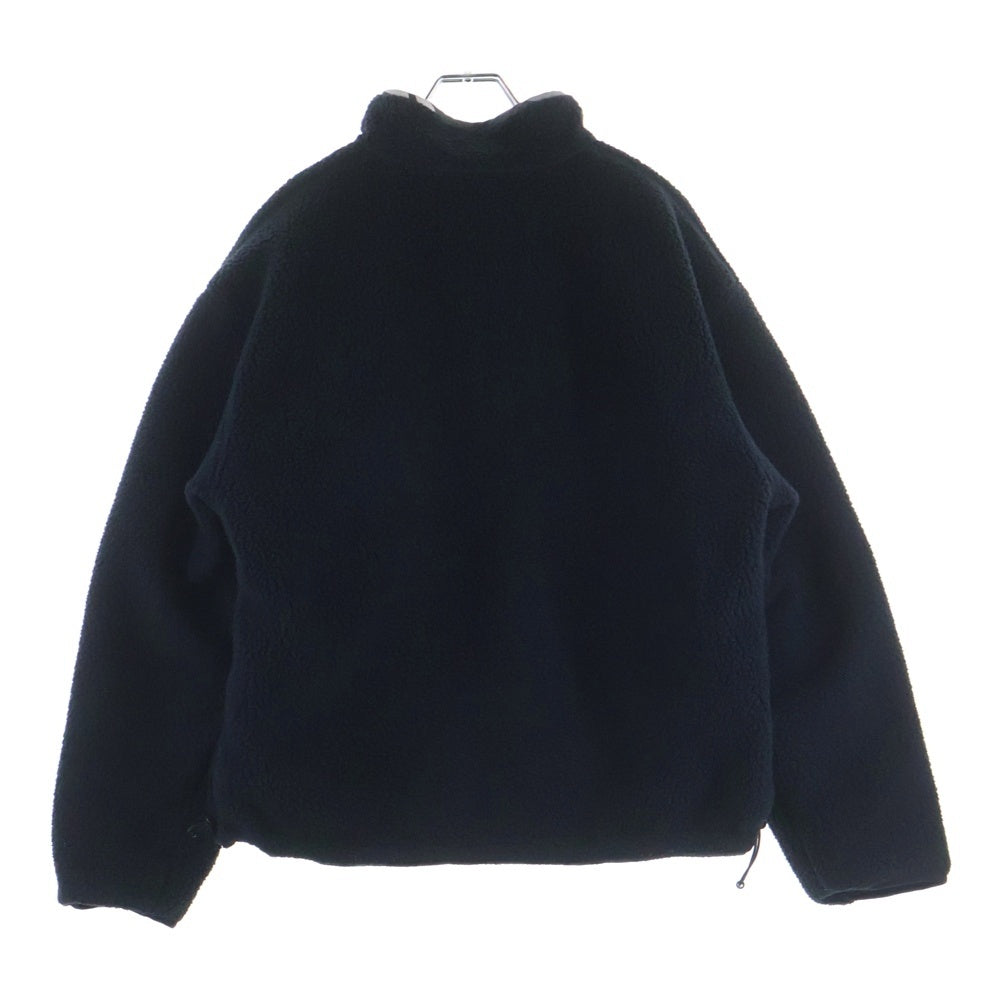 SUPREME(シュプリーム) 25AW POLARTEC SHEARLING REVERSIBLE PULLOVER ポーラテック リバーシブル プルオーバー フリースジャケット ブラック