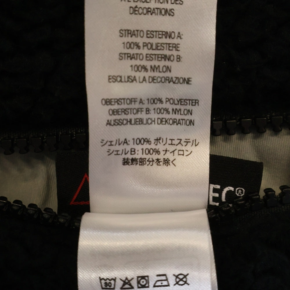SUPREME(シュプリーム) 25AW POLARTEC SHEARLING REVERSIBLE PULLOVER ポーラテック リバーシブル プルオーバー フリースジャケット ブラック