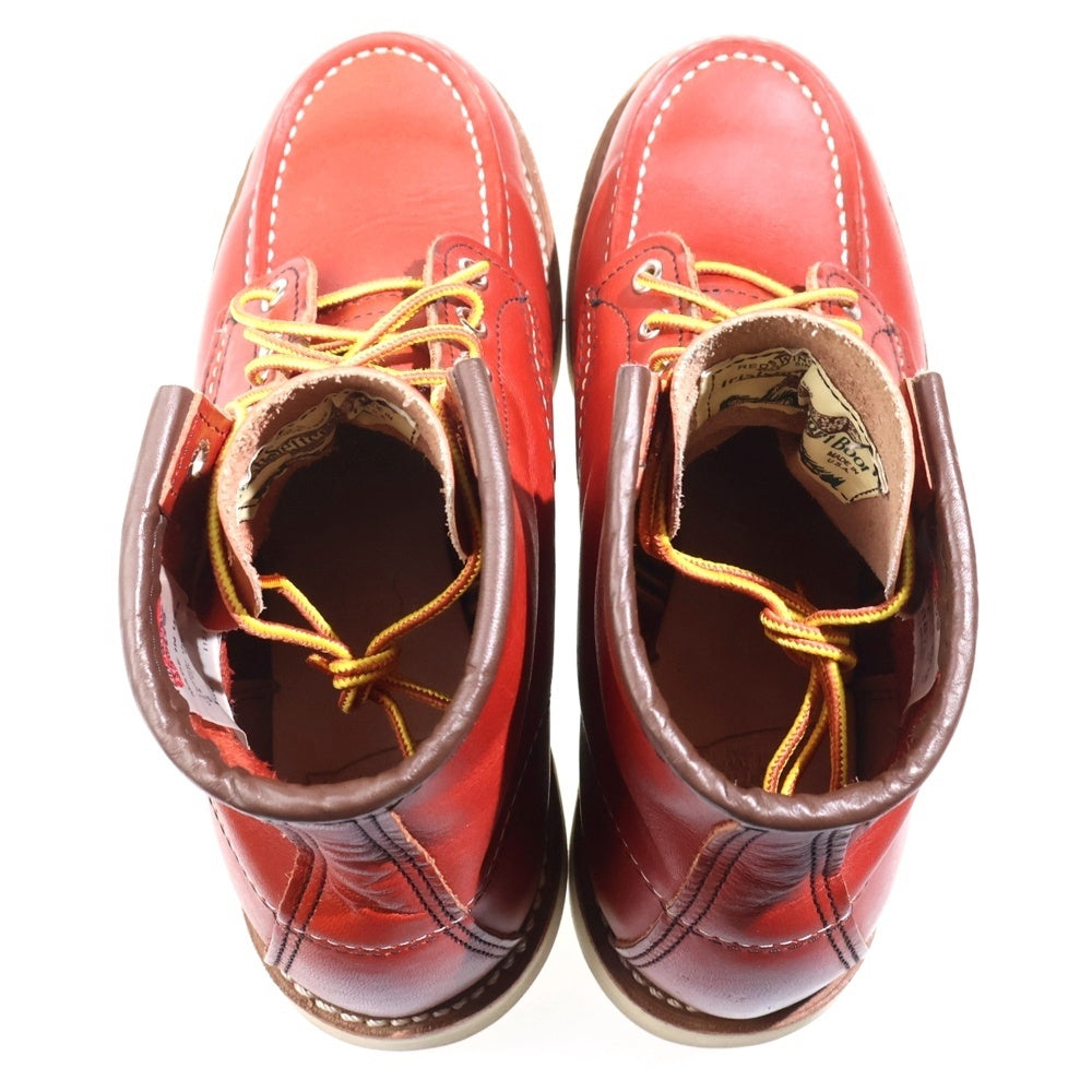 RED WING(レッド ウイング) 23年製 復刻 四角犬タグ アイリッシュセッター モックトゥ クラシック ワークブーツ ブラウン 8875