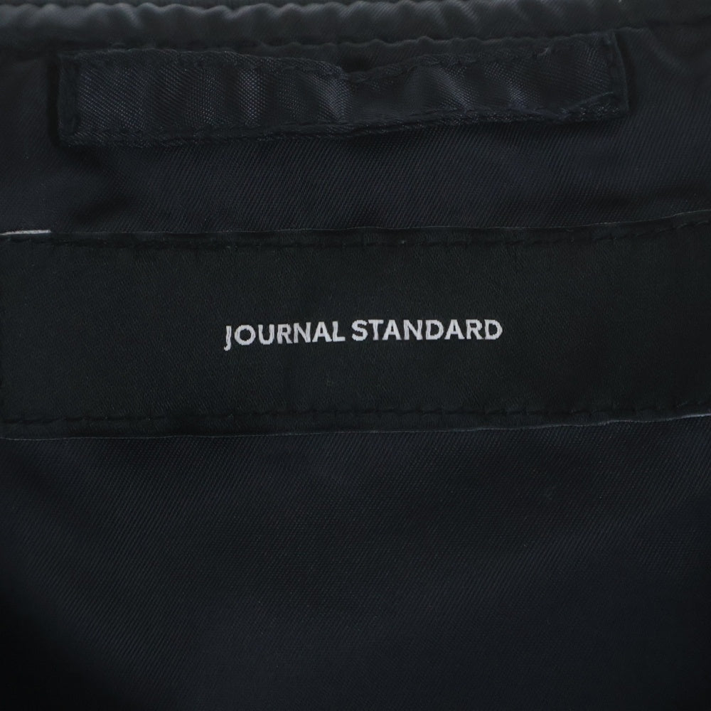 JOURNAL STANDARD(ジャーナルスタンダード) 2ポケット ジップアップナイロンボンバージャケット MA-1 ブルゾンジャケット ブラック レディース 16-011-400-6001