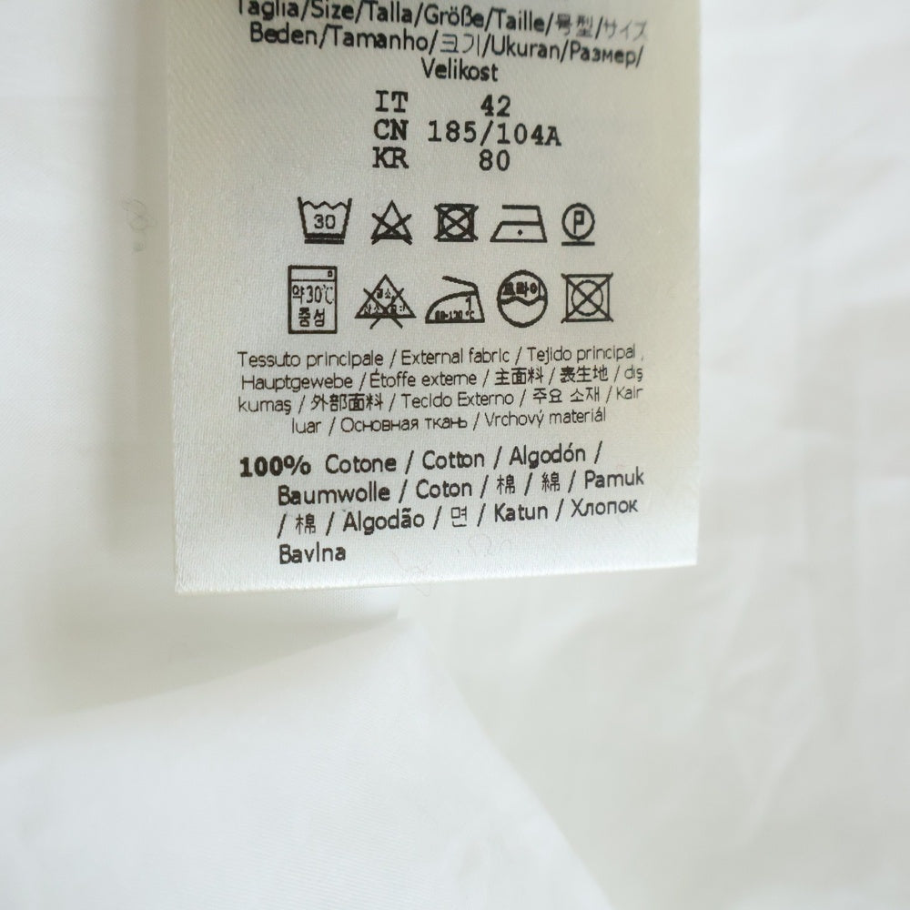 FENDI(フェンディ) ズッカ柄 FFロゴ コットン長袖シャツ ホワイト FS0703