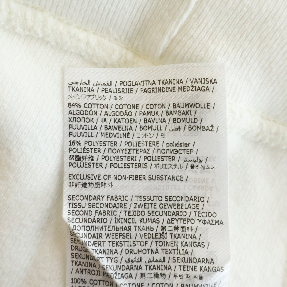 SUPREME(シュプリーム) 24SS ×MM6 Maison Margiela Foil Box Logo Hooded Sweatshirt エムエムシックスメゾンマルジェラ ボックスロゴ スウェット プルオーバーパーカー ホワイト