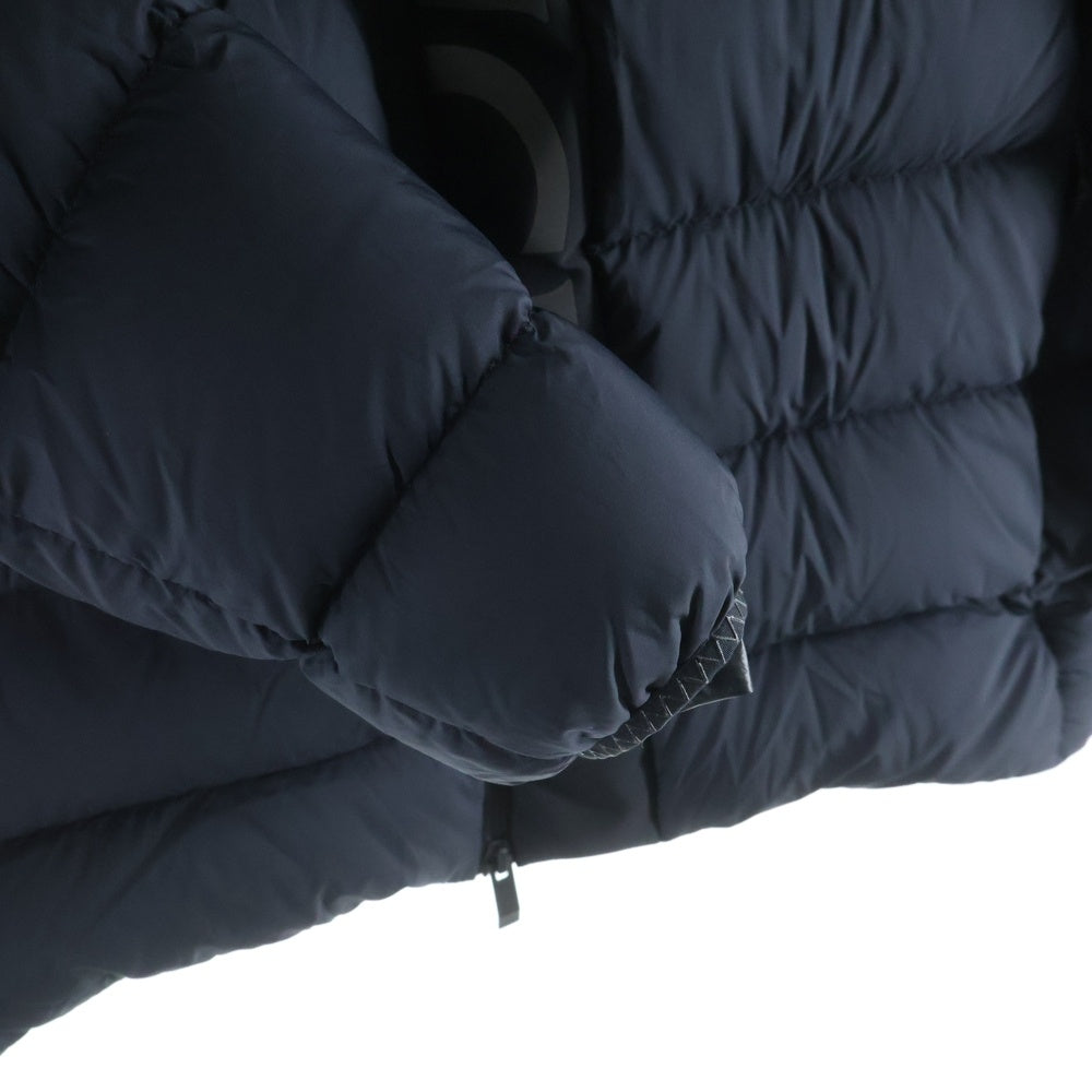 MONCLER(モンクレール) 23AW GIUBBOTTO UME JACKET I20911A00034 フロントロゴジップアップダウンジャケット ブラック