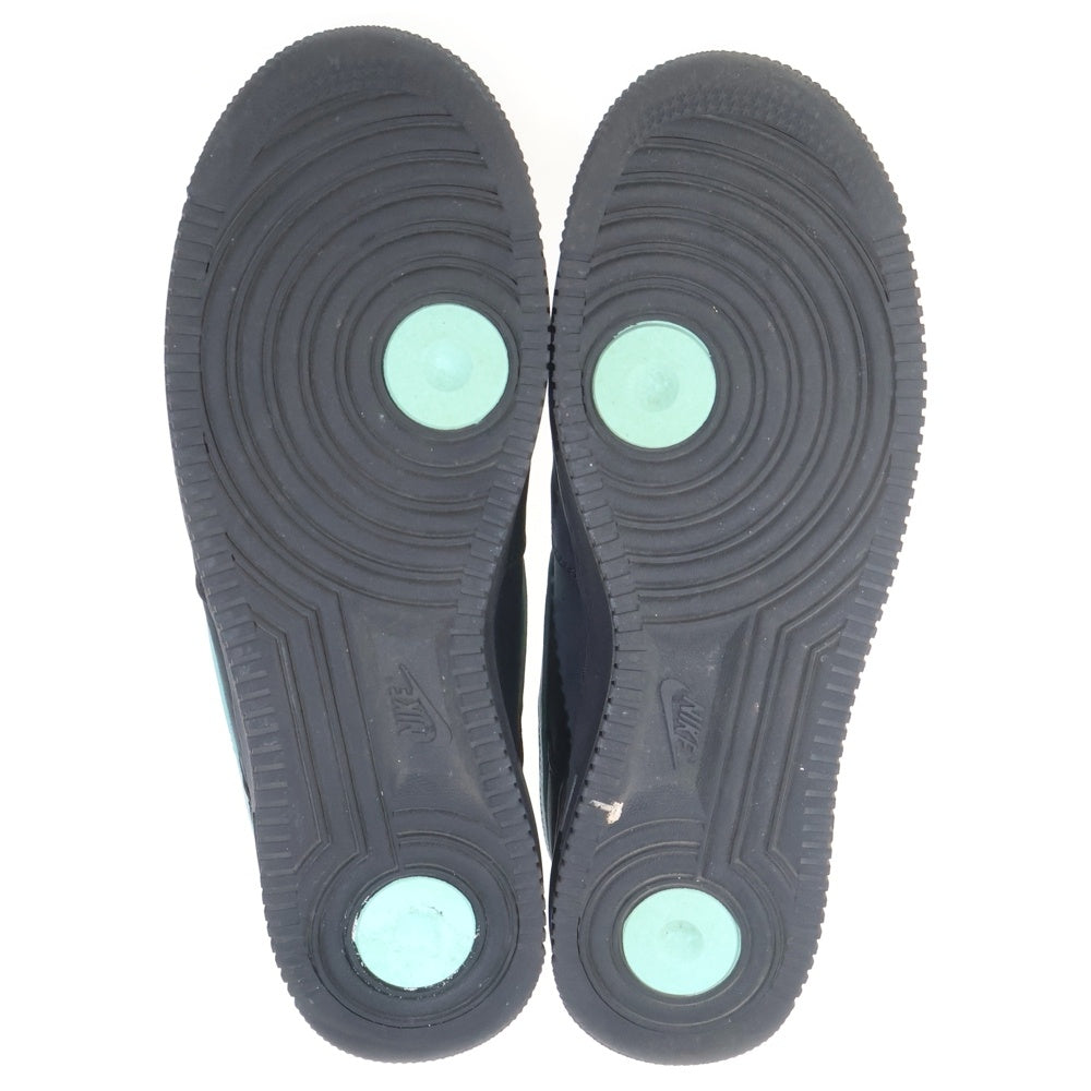 NIKE(ナイキ) ×TIFFANY&CO AIR FORCE 1 LOW 1837 BLACK DZ1382-001 ティファニー エアフォース1 ローカットスニーカー シューズ ブルー/ブラック US10/28cm