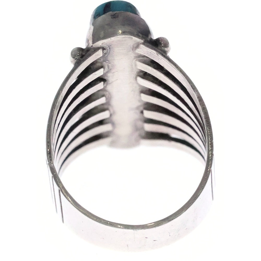 INDIAN JEWELRY(インディアンジュエリー) NAVAJO Joelias Draper ナバホ族 ジョエリアス ドラッパー ターコイズ リング シルバー