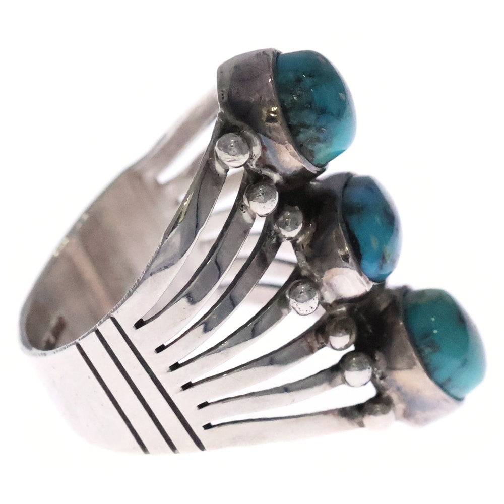 INDIAN JEWELRY(インディアンジュエリー) NAVAJO Joelias Draper ナバホ族 ジョエリアス ドラッパー ターコイズ リング シルバー