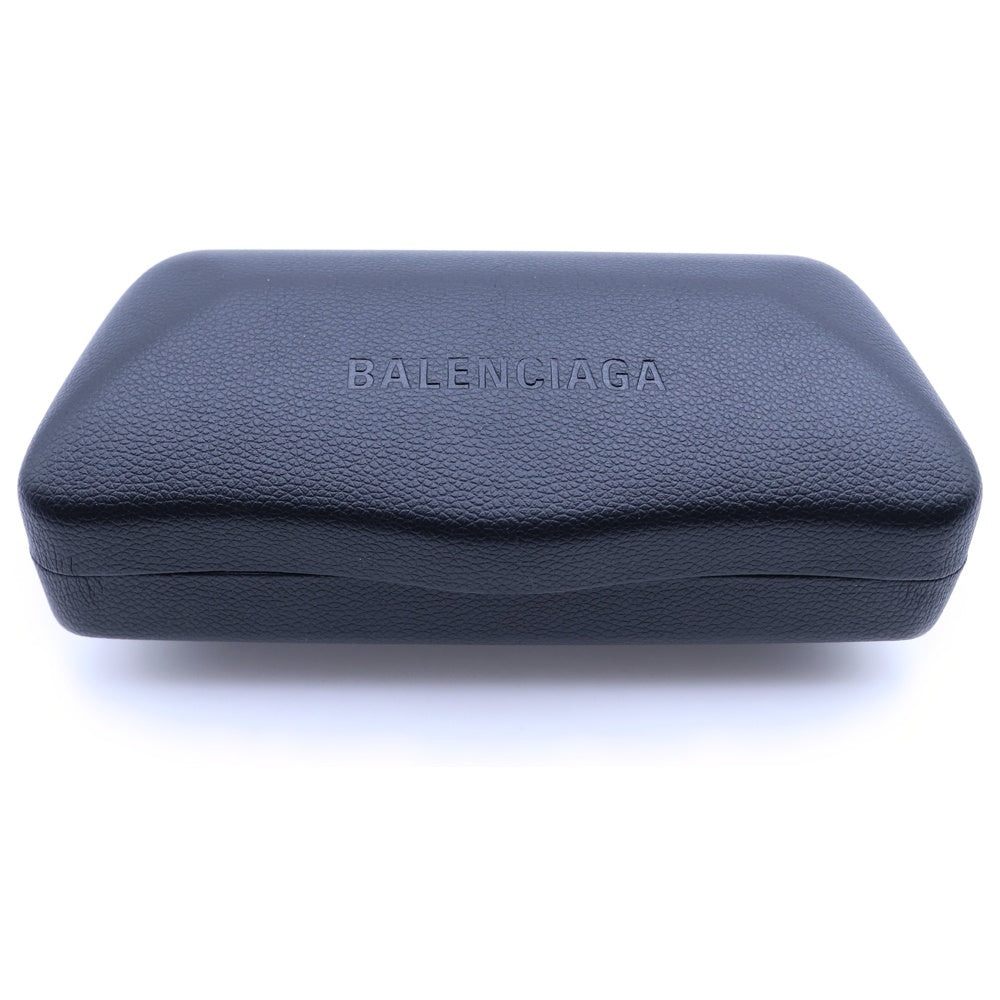 BALENCIAGA(バレンシアガ) テンプルロゴ アジアンフィット スクエアレンズ サングラス 眼鏡 アイウェア ブラック BB0262SA