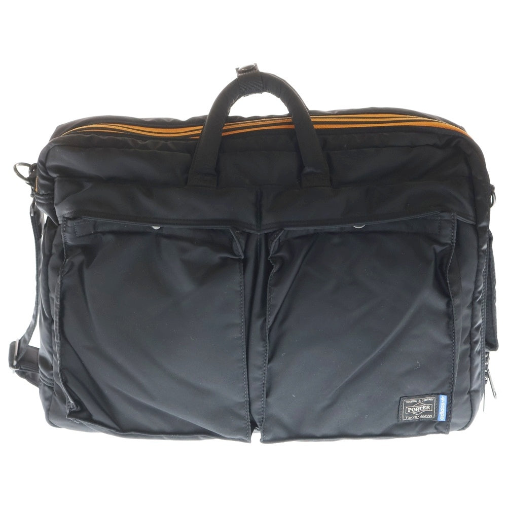 PORTER(ポーター) ×adidas アディダス 3WAY BRIEF CASE 3ウェイブリーフケース ナイロン オレンジ/ブラック 386-16127