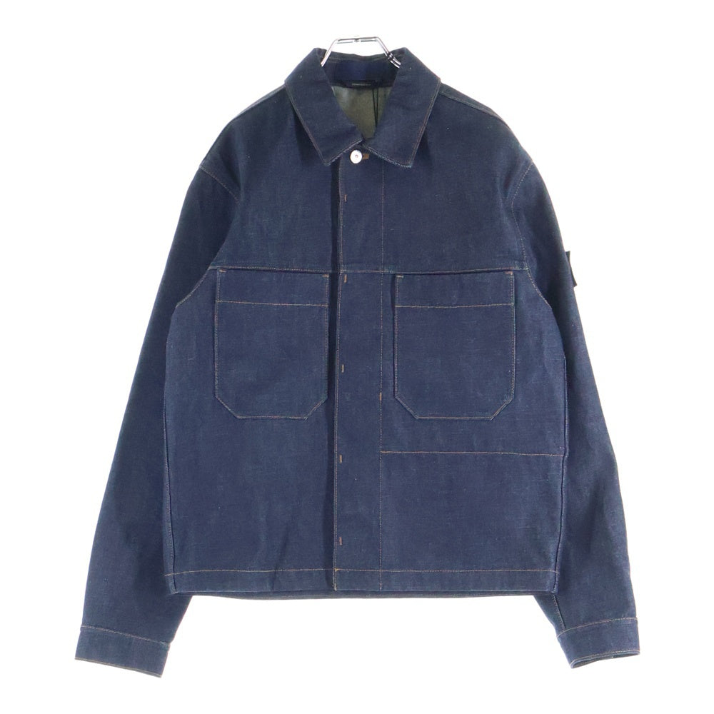 ストーンアイランドアーカイブデニムジャケット STONE ISLAND(ストーンアイランド) INDIGO POLYPROPYLENE DENIM-RINSED