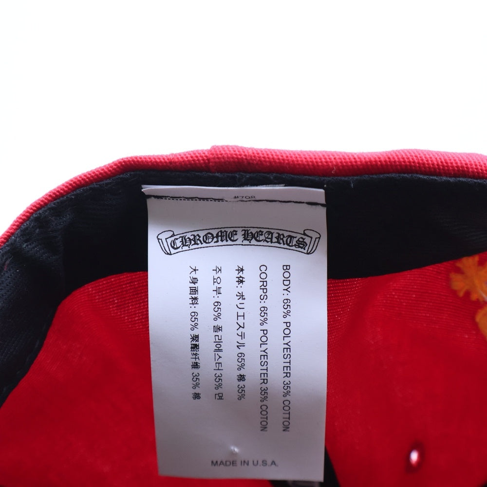 CHROME HEARTS(クロムハーツ) CH BASEBALL Trucker Cap トラッカーキャップ ベースボールキャップ 帽子 レッド/イエロー
