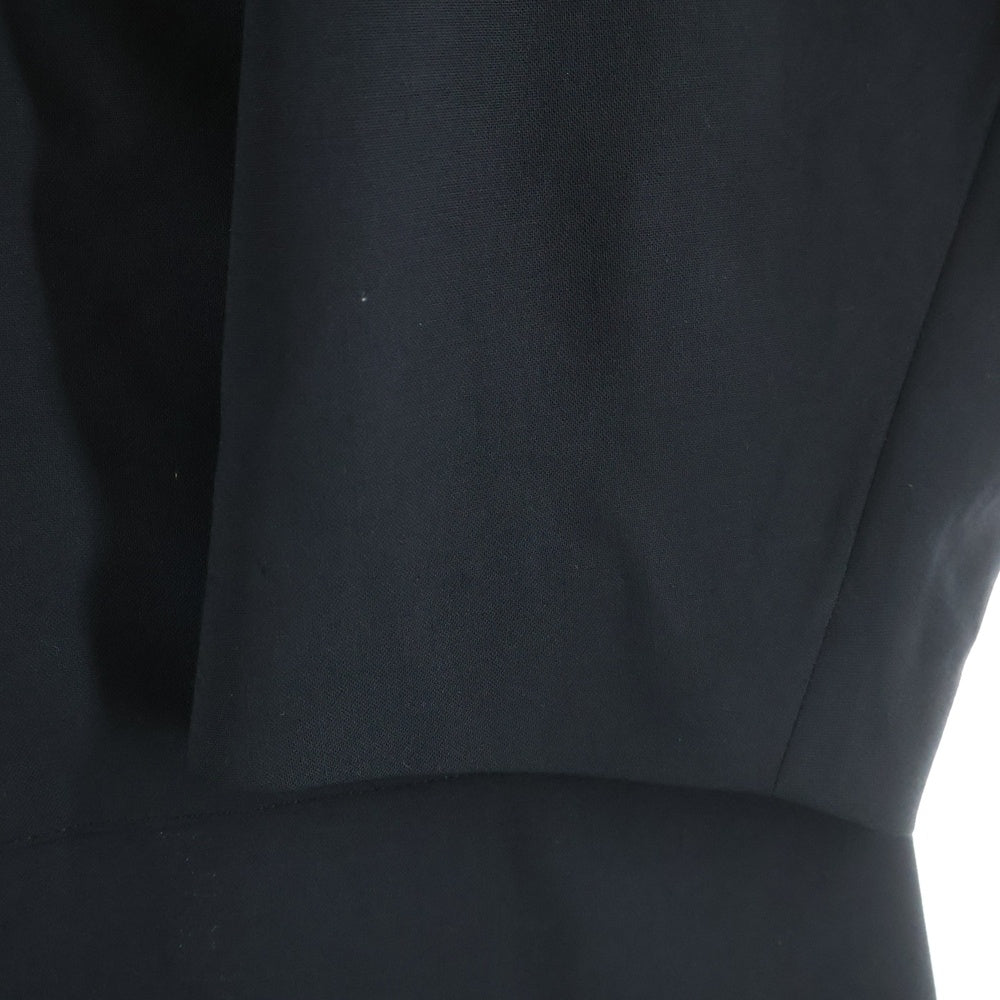 HYKE(ハイク) WOOL COAT ウール ポリエステル混 ロングコート ブラック