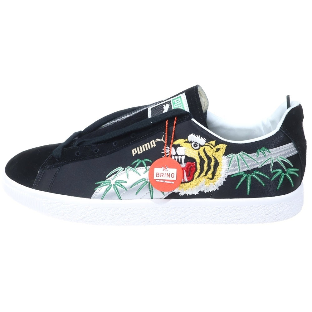 PUMA(プーマ) ×atmos Suede Vintage MIJ Sukajan 383609 アトモス ヴィンテージ MIJ スカジャン ローカットスニーカー ブラック US10/28cm