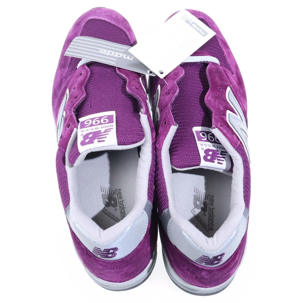 New Balance(ニューバランス) 996 MADE IN U.S.A. width D PURPLE M996CRB スウェードローカットスニーカー パープル US9.5/27.5cm