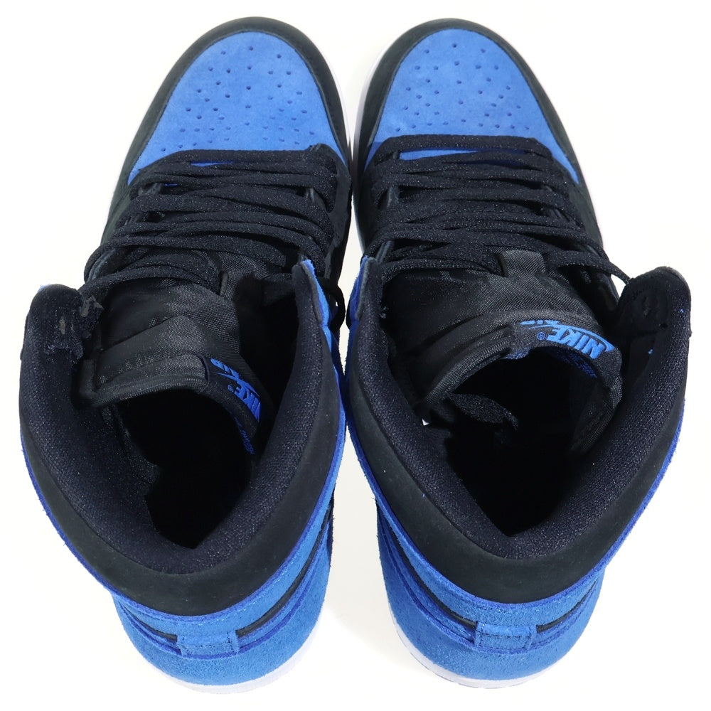 NIKE(ナイキ) AIR JORDAN 1 RETRO HIGH OG ROYAL REIMAGINED DZ5485-042 エアジョーダン1 レトロ ロイヤル リイマジンド ハイカットスニーカー ブラック/ブルー US9.5/27.5cm