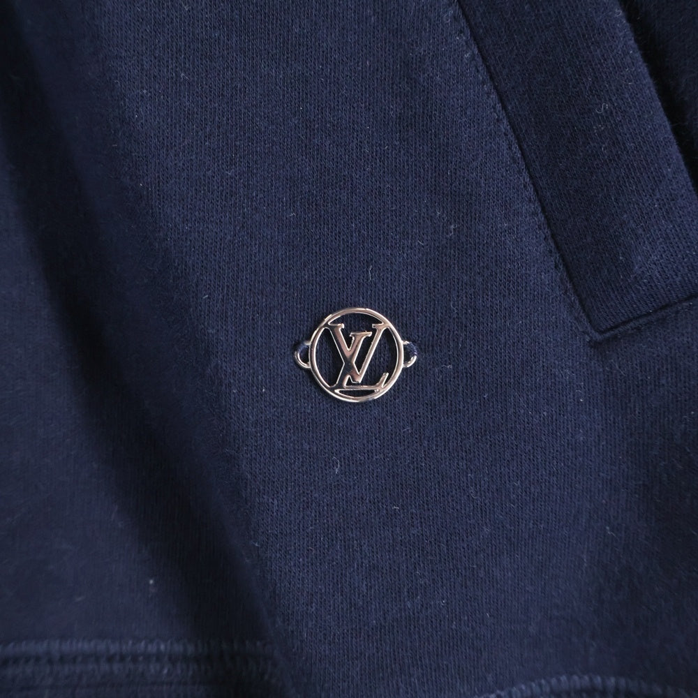 LOUIS VUITTON(ルイヴィトン) 20AW Travel Zip UP Hoodie トラベル ジップアップパーカー フーディ ネイビー RM202Q JUJ HFY42W